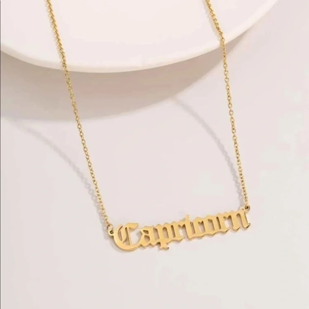 3/$30 💛 Capricorn Zodiac Necklace